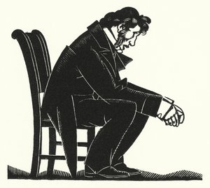 Illustration för Madame Bovary av Gustave Flaubert (litho) av John Austen