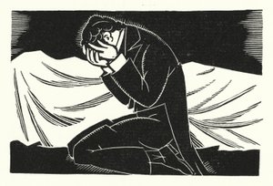 Illustration för Madame Bovary av Gustave Flaubert (litho) av John Austen