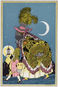 Illustration för "Rogues In Porcelain", A Miscellany of Artonth Century Poems (färg litho)