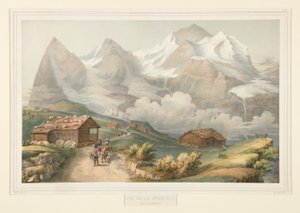 Utsikt över Jungfrau från Wengernalp