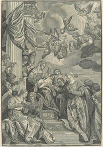Den heliga Katarinas mystiska äktenskap av John Baptist Jackson