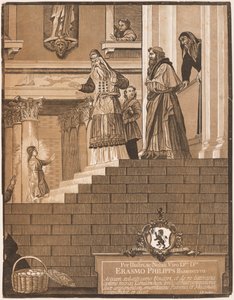 Presentation av jungfrun i templet, efter Tizian (höger ark)