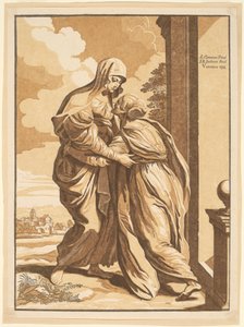 Besöket av John Baptist Jackson, after Annibale Carracci
