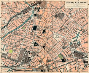 Centrala Manchester, 1900-talet av John Bartholomew