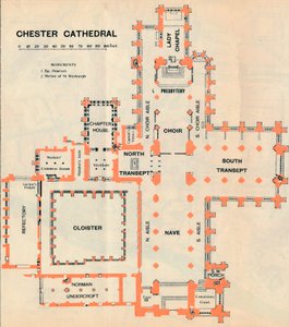 Chester Cathedral, 1900-talet av John Bartholomew