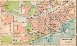 Folkestone, 1900-talet av John Bartholomew