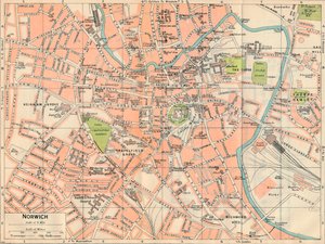 Norwich, 1900-talet av John Bartholomew