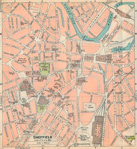 Sheffield, 1900-talet av John Bartholomew