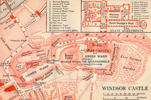 Windsor Castle, 1900-talet av John Bartholomew