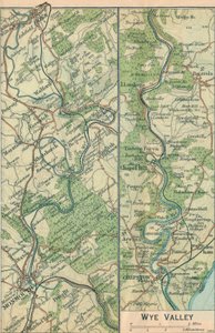 Wye Valley, 1900-talet av John Bartholomew