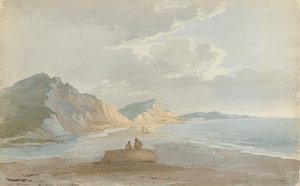 Stranden i Charmouth