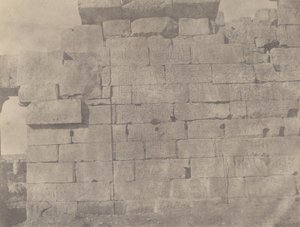 [Karnac, Hypostyle Hall, södra väggen (exteriör) av John Beasley Greene