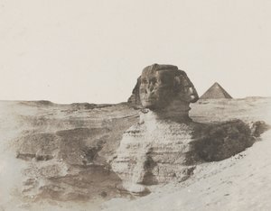 The Sphinx, ca 1853 (saltat papperstryck från vaxat pappersnegativ) av John Beasley Greene