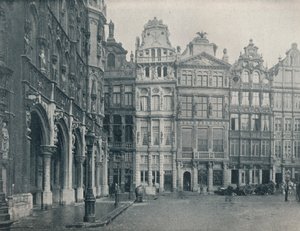 Ett hörn av Grand Place, Bryssel, Belgien, c1900 1914-1915