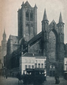 Katedralen i St Bavo, Gent, Belgien, c1900 1914-1915