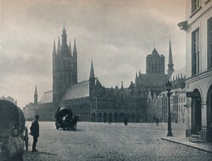 Rådhuset och tyghuset, Ypres, Belgien, c1900 1914-1915