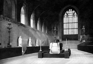 De liggande i delstaten William Gladstone, Westminster Hall, London, 1898 c1905.