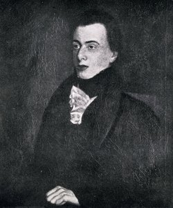 George Borrow (1803-81) illustration från "Borrow Selections", publicerad 1928. av John Borrow