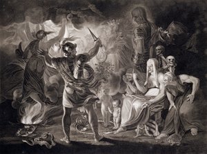 Macbeth, de tre häxorna och Hecate, 1805