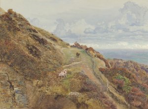 Bonchurch Downs, 1865. av John Brett