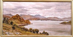 Looking Out of Loch Corrie, 27 augusti 1885 (olja på duk) av John Brett