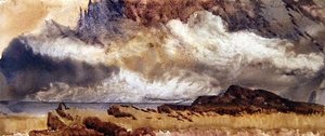 Mist Rising in the Highlands av John Brett
