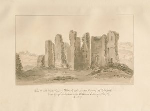 Alton Castle: sepiateckning av John Buckler