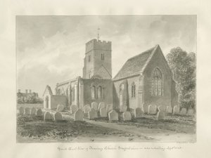Armitage Church: sepiateckning av John Buckler