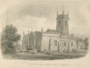 Ashley Church: sepiateckning av John Buckler