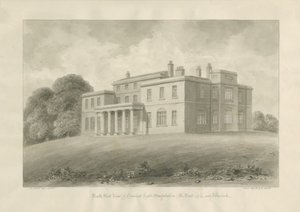Canwell Hall: sepiateckning av John Buckler