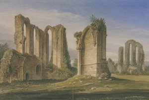 Croxden Abbey: akvarellmålning av John Buckler