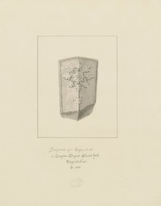 Drayton Bassett Church - Kistanlock: sepiateckning, 1838 av John Buckler