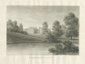 Enville Hall: sepiateckning av John Buckler