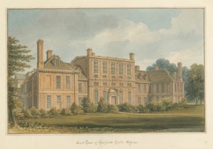 Essex - Gosfield Hall, 1824 av John Buckler