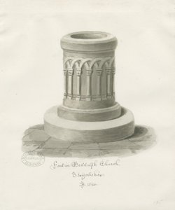 Font hos Biddulph av John Buckler