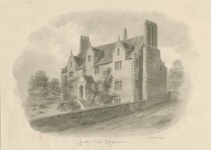Forton Hall: tvättritning av John Buckler