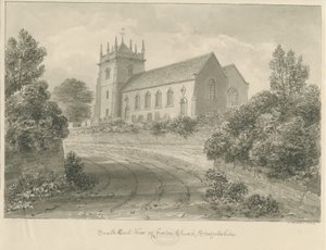 Horton Church: sepiateckning av John Buckler