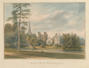 Huntingdonshire - Buckden Palace, 1799 av John Buckler