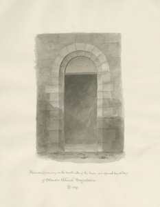 Interiör av Standon Church: sepiateckning, 24 maj 1847 (ritning) av John Buckler