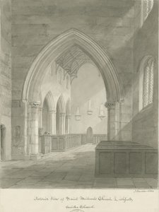 Lichfield - Interiör av St. Michael