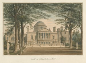 Middlesex - Chiswick House, 1822 av John Buckler