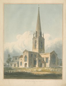 Oxfordshire - Bampton Church, 1802 av John Buckler