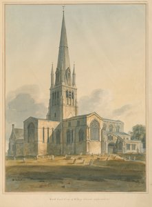 Oxfordshire - Witney Church, 1802 av John Buckler