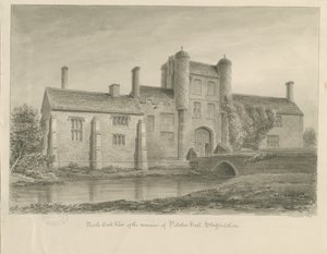 Pillaton Hall: sepiateckning av John Buckler