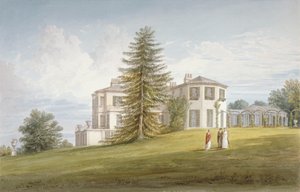 Sydvästlig utsikt över Bromley Hill, Bromley, Kent, 1815