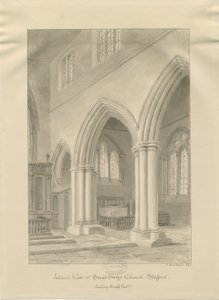 Stafford - Interiör av St. Mary