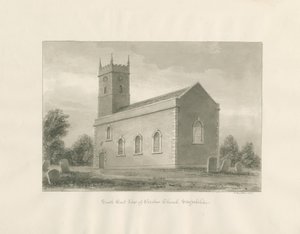 Warslow Church: sepiateckning av John Buckler
