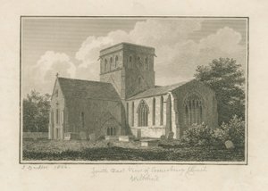 Wiltshire - Amesbury Church: gravyr, 1806 av John Buckler
