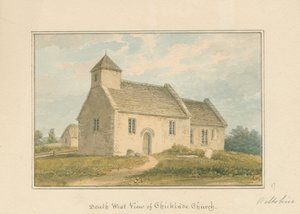 Wiltshire - Chicklade Church, 1817 av John Buckler