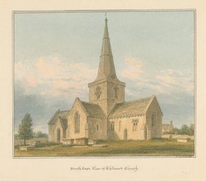 Wiltshire - Chilmark Church, 1814
